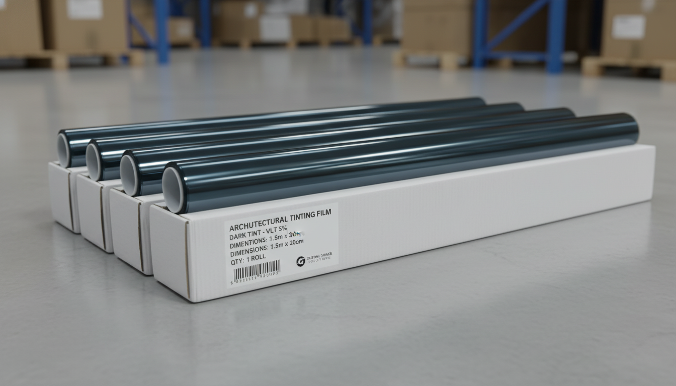 Distribuidor de rollos de polarizado 3M y Solex