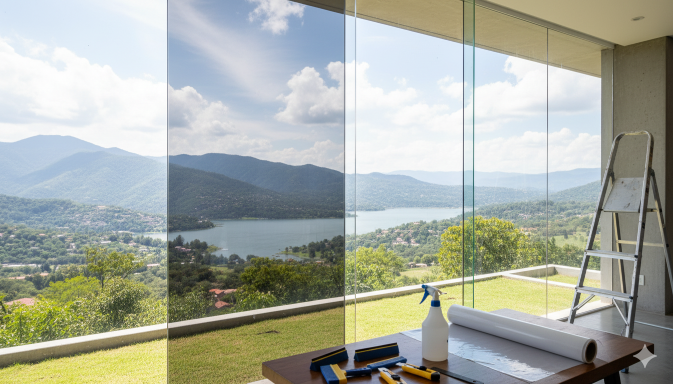 Instalación de Película de Control Solar en Casa en Chihuahua