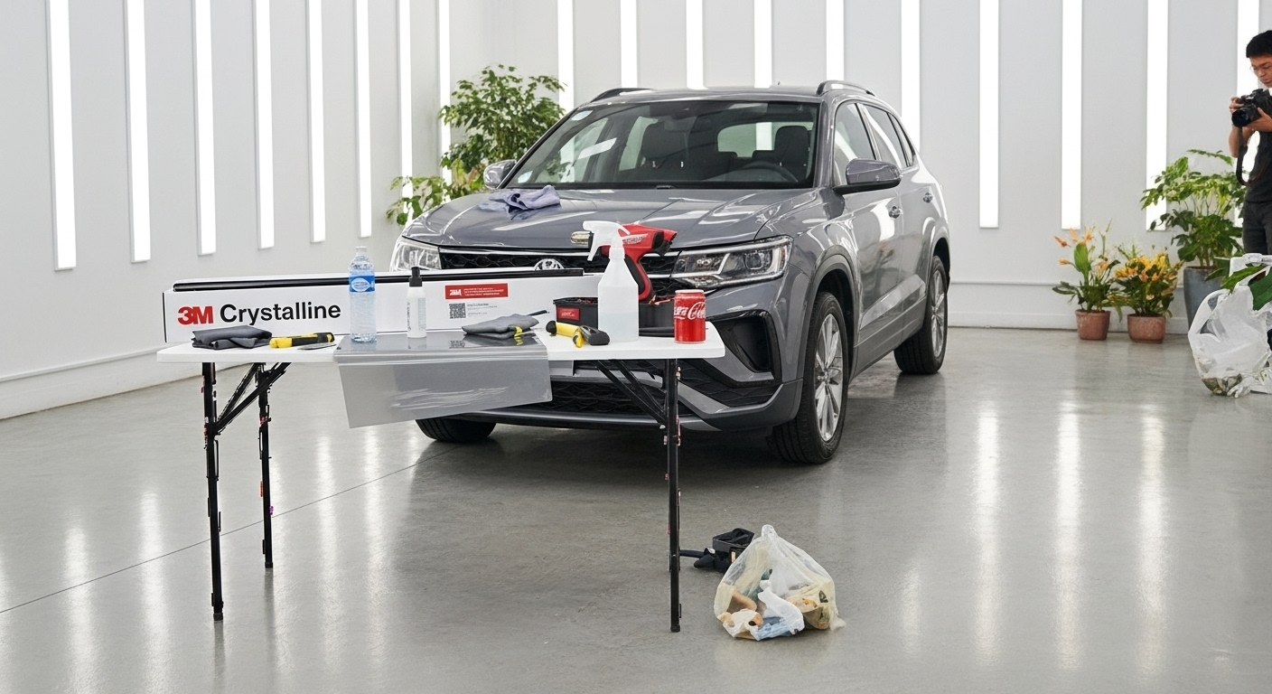 pelicula nanoceramica para autos instalada por forja negra