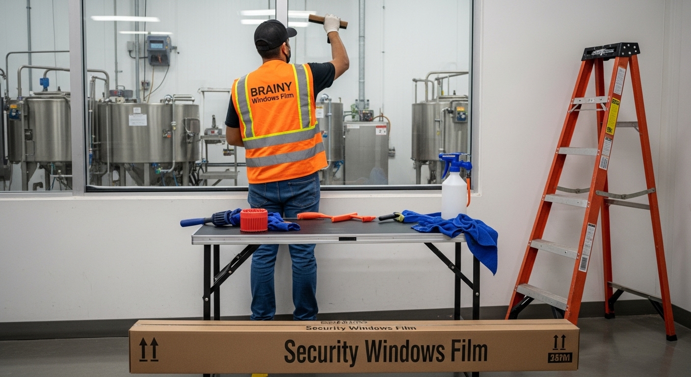 Película antiastillante de seguridad para vidrios en Oaxaca